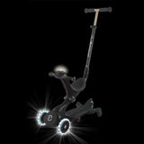 Тротинетка 5 В 1 Go Up Deluxe Lights 360° Черна Globber