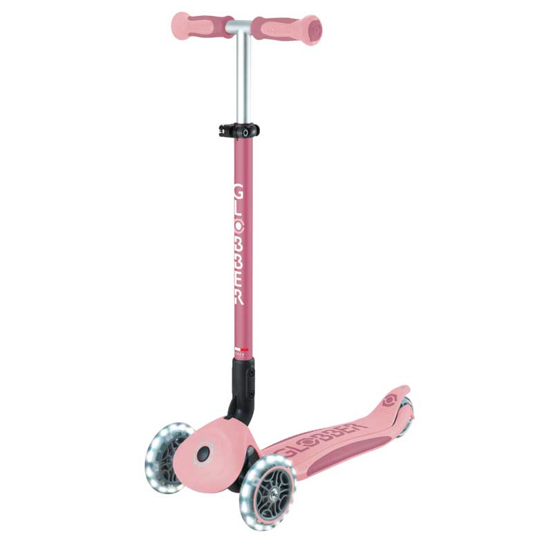 Тротинетка 5 В 1 Globber Go Up Deluxe Lights 360° - Пастелно Розова