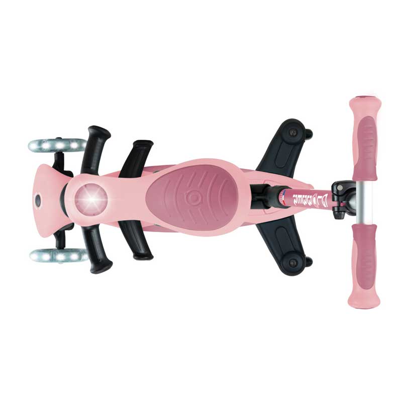Тротинетка 5 В 1 Globber Go Up Deluxe Lights 360° - Пастелно Розова