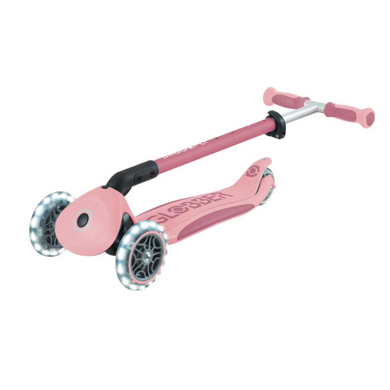 Тротинетка 5 В 1 Globber Go Up Deluxe Lights 360° - Пастелно Розова