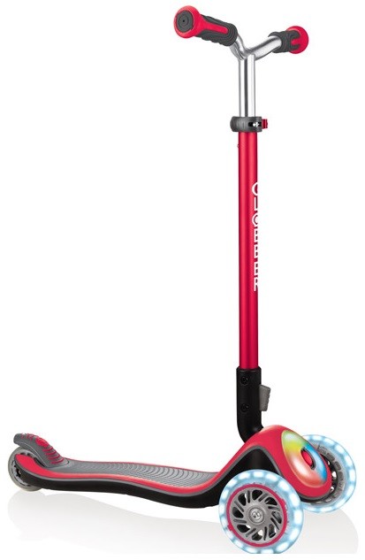 Тротинетка Elite Prime Със Светещи Колела - Червена - Тротинетки - Globber - BebeMama