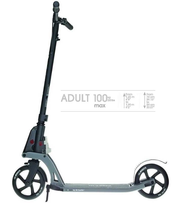 Тротинетка One K180 За Възрастни - Черна --- BebeMama