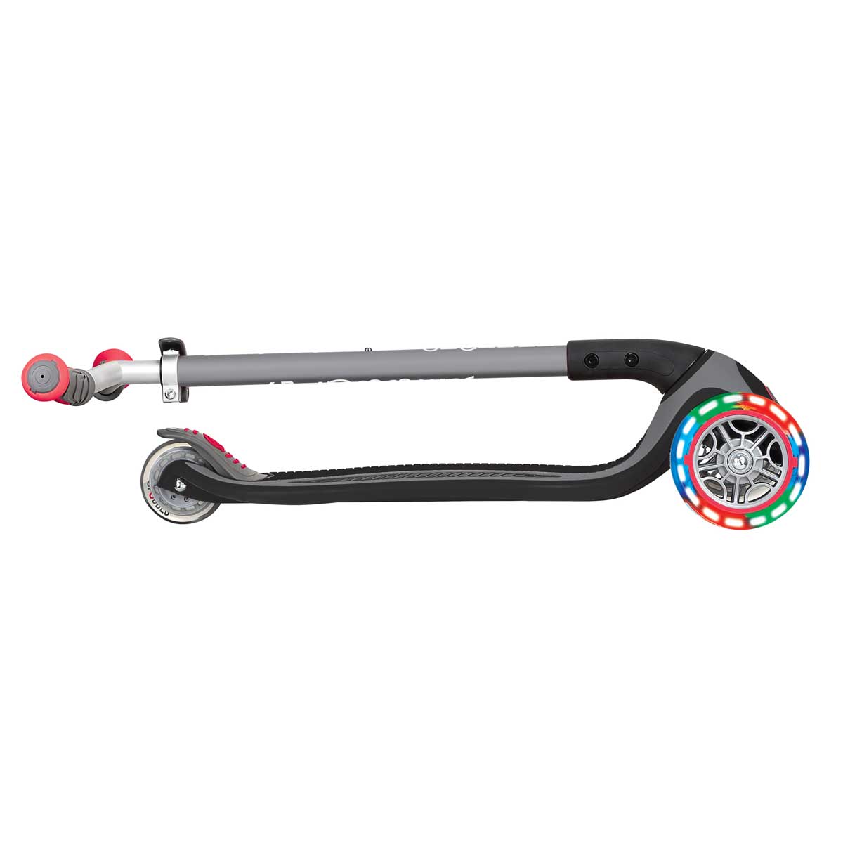 Тротинетка С 3 Колела Globber Master Lights Черно-Червена --- BebeMama