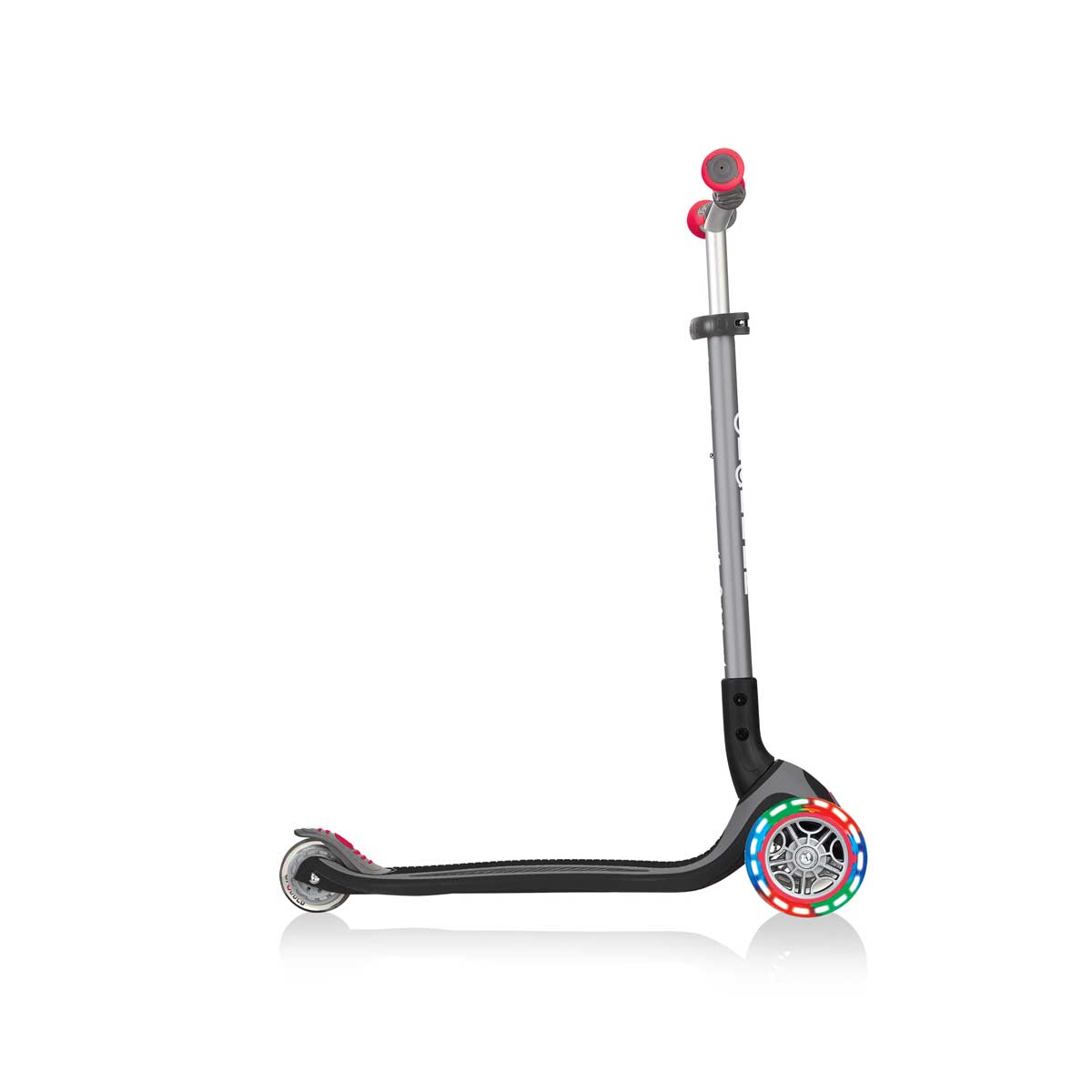 Тротинетка С 3 Колела Globber Master Lights Черно-Червена --- BebeMama