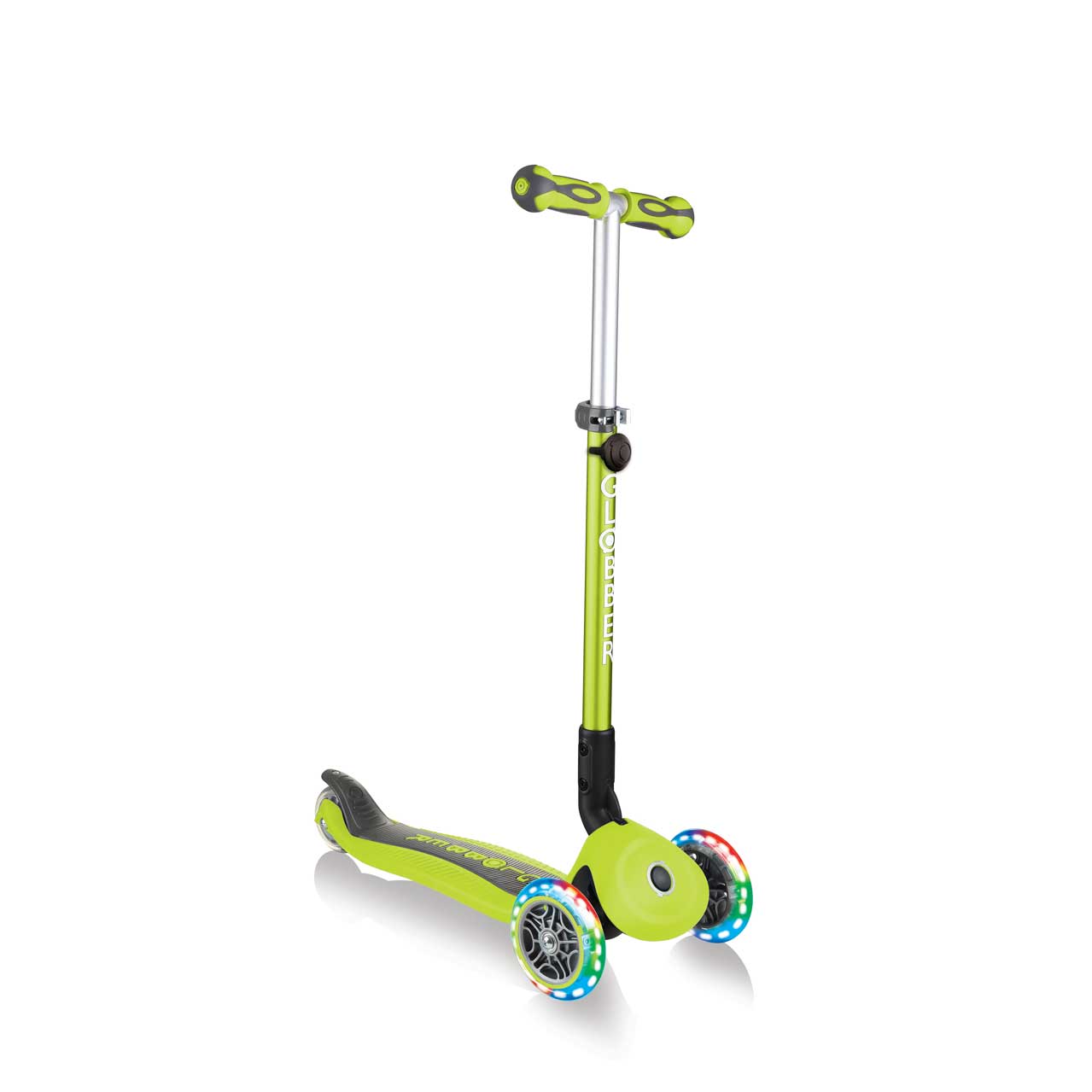 Тротинетка С Родителски Контрол 5 В 1 Go Up Deluxe Lights - Зелена --- BebeMama