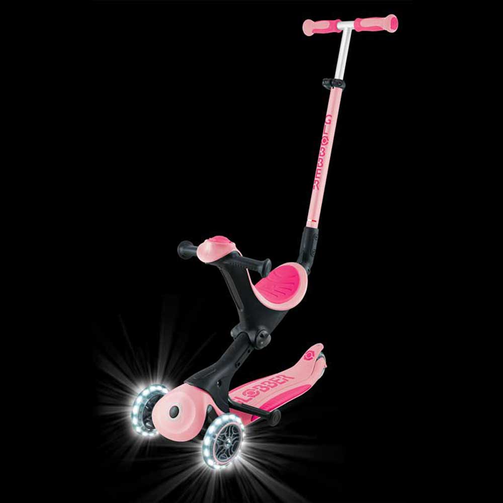 Тротинетка С Родителски Контрол Go Up Deluxe Lights, Пастелно Розова Globber
