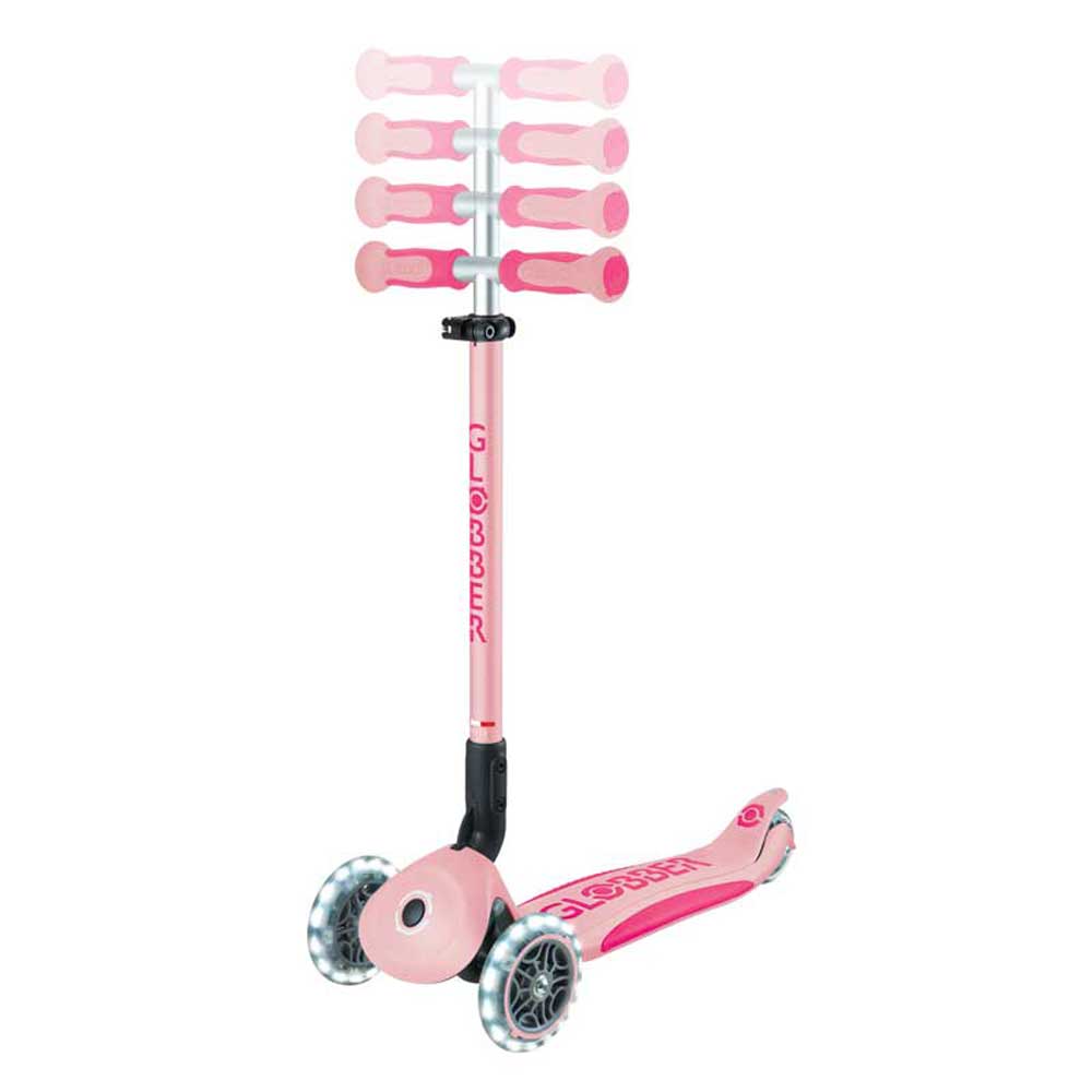 Тротинетка С Родителски Контрол Go Up Deluxe Lights, Пастелно Розова Globber