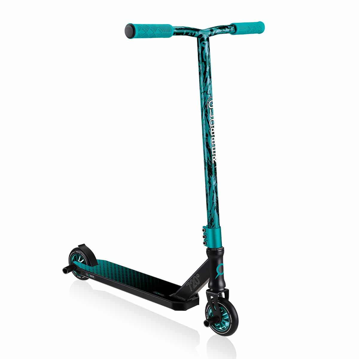 Тротинетка За Фрийстайл И Скачане Globber Gs 720 - Черна/Тюркоаз --- BebeMama