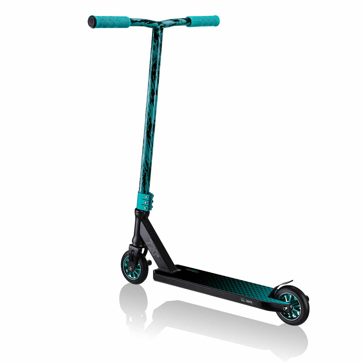 Тротинетка За Фрийстайл И Скачане Globber Gs 720 - Черна/Тюркоаз --- BebeMama
