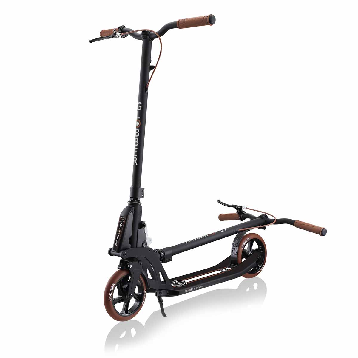 Тротинетка За Възрастни Globber One K 180 Сгъваема Vintage Черен --- BebeMama