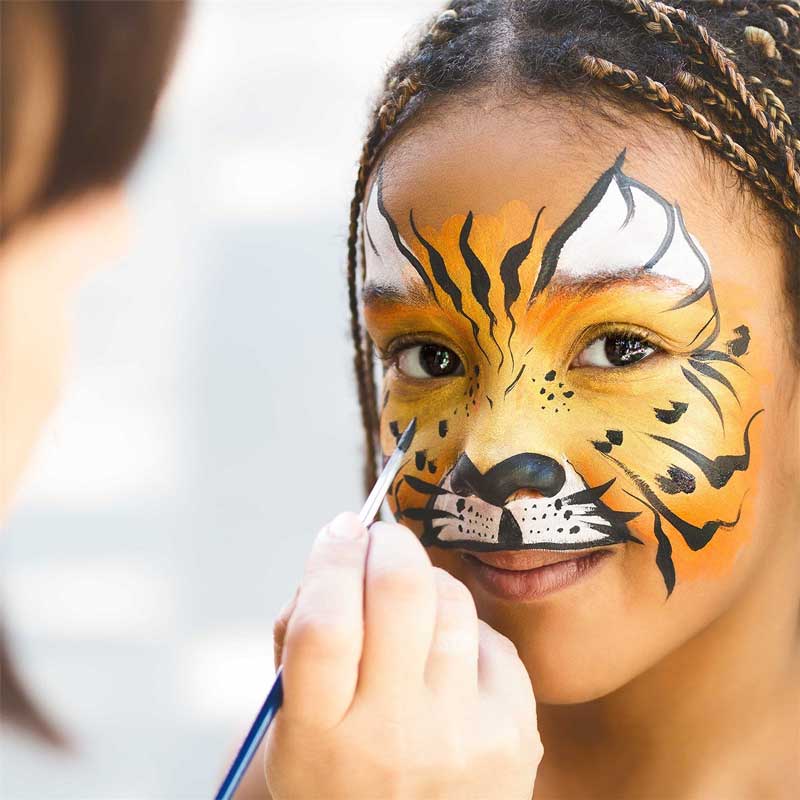 Цветни Боички За Рисуване На Лице И Тяло, 12 Цвята