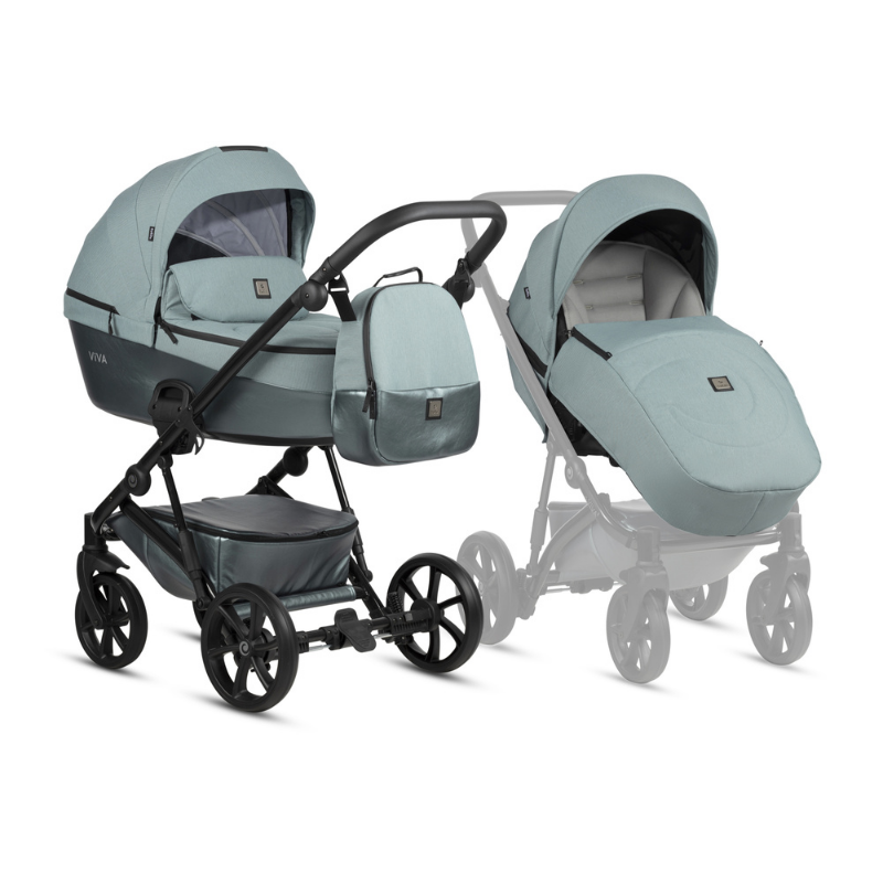 Tutis Viva 5+ Бебешка Количка 2В1 063 Turquoise