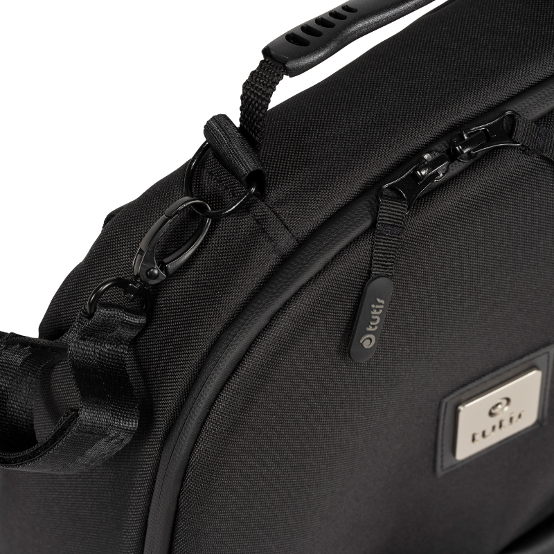 Uk01 Универсална Раница За Бебешка Количка Черна Tutis