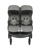 Количка За Близнаци Happy 2 Light Grey 2024 Kikkaboo