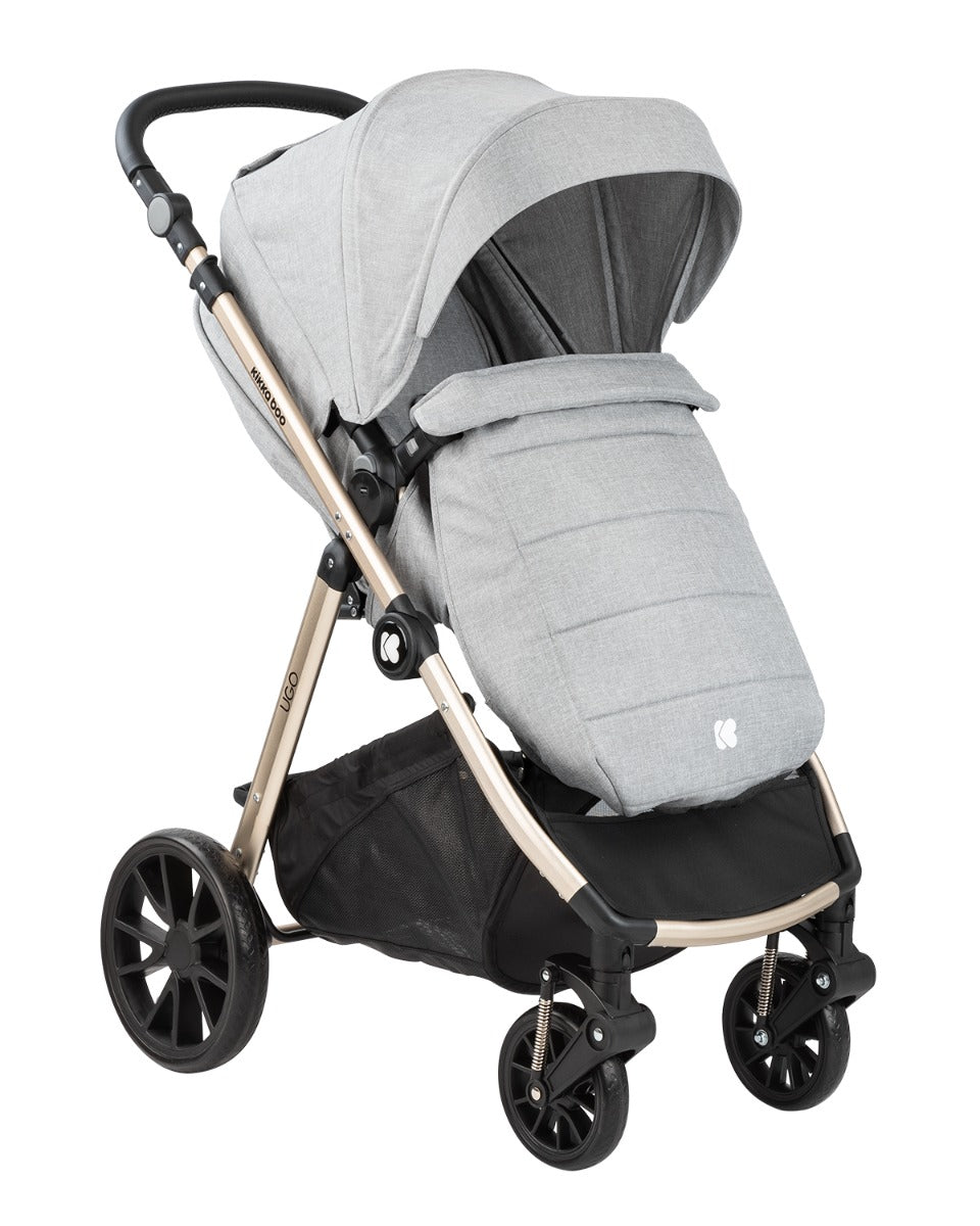 Комбинирана Количка 3В1 Ugo Light Grey Melange