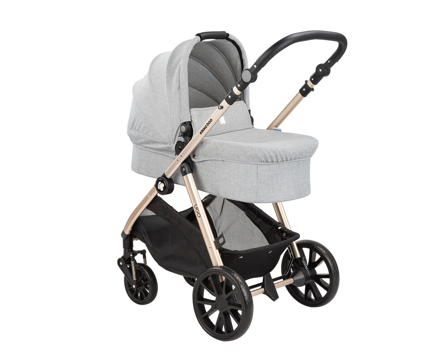 Комбинирана Количка 3В1 Ugo Light Grey Melange