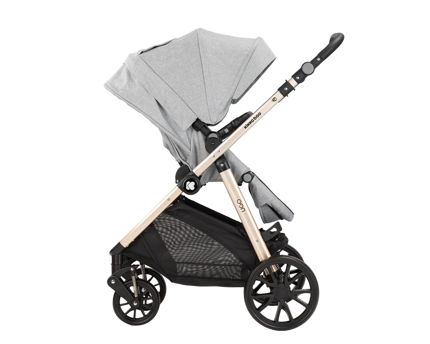 Комбинирана Количка 3В1 Ugo Light Grey Melange