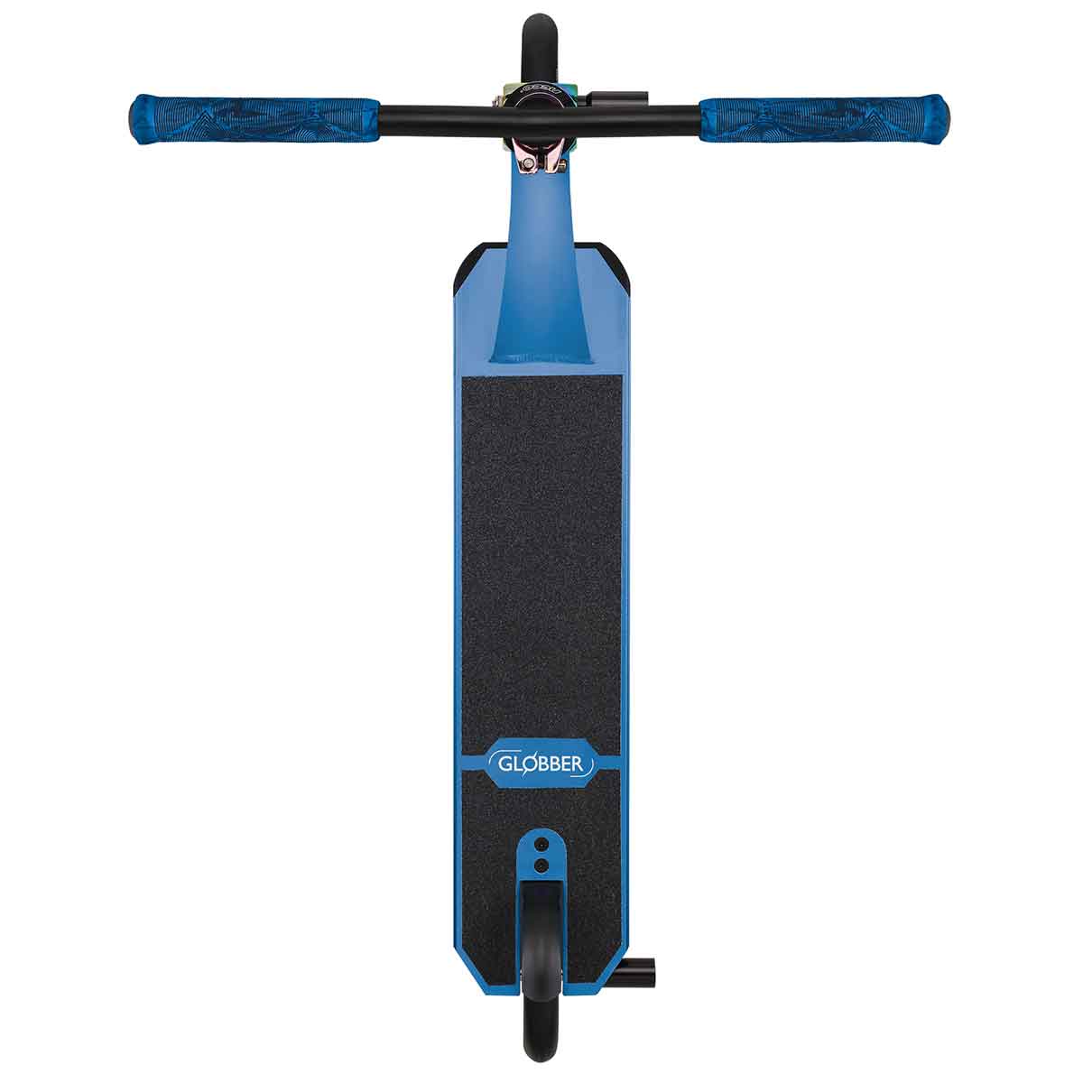 Ултраздрава Фрийстайл Тротинетка Globber Gs 900 Deluxe - Черна/Синя --- BebeMama