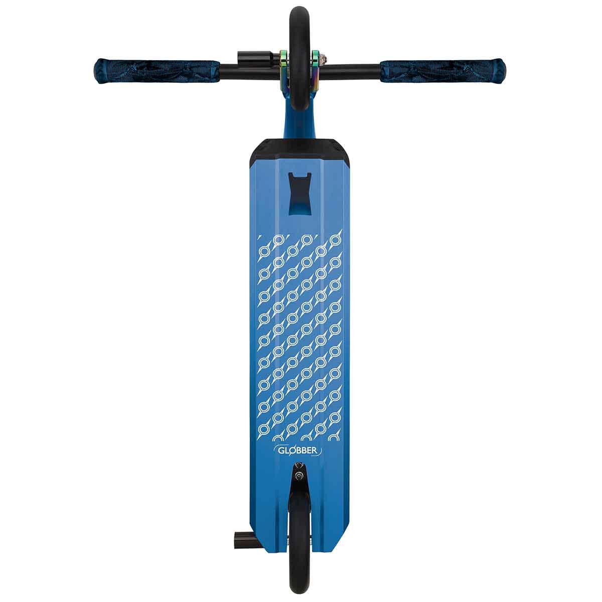 Ултраздрава Фрийстайл Тротинетка Globber Gs 900 Deluxe - Черна/Синя --- BebeMama