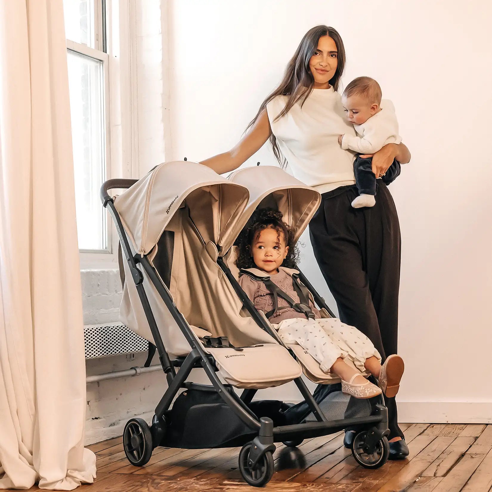 Бебешка Лятна Количка За Близнаци Minu Duo V3 Ada Uppababy