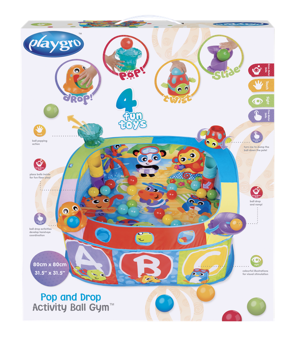 Playgro Активна Гимнастика Басейн С 30 Топки 6М+