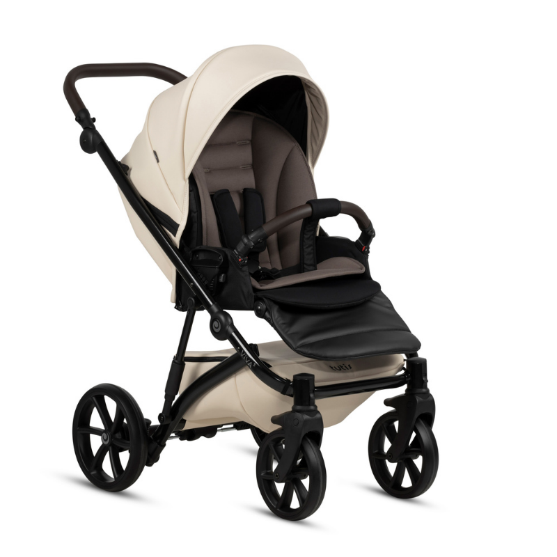 Tutis Viva 5+ Leather Бебешка Количка 2В1 086 Vanila