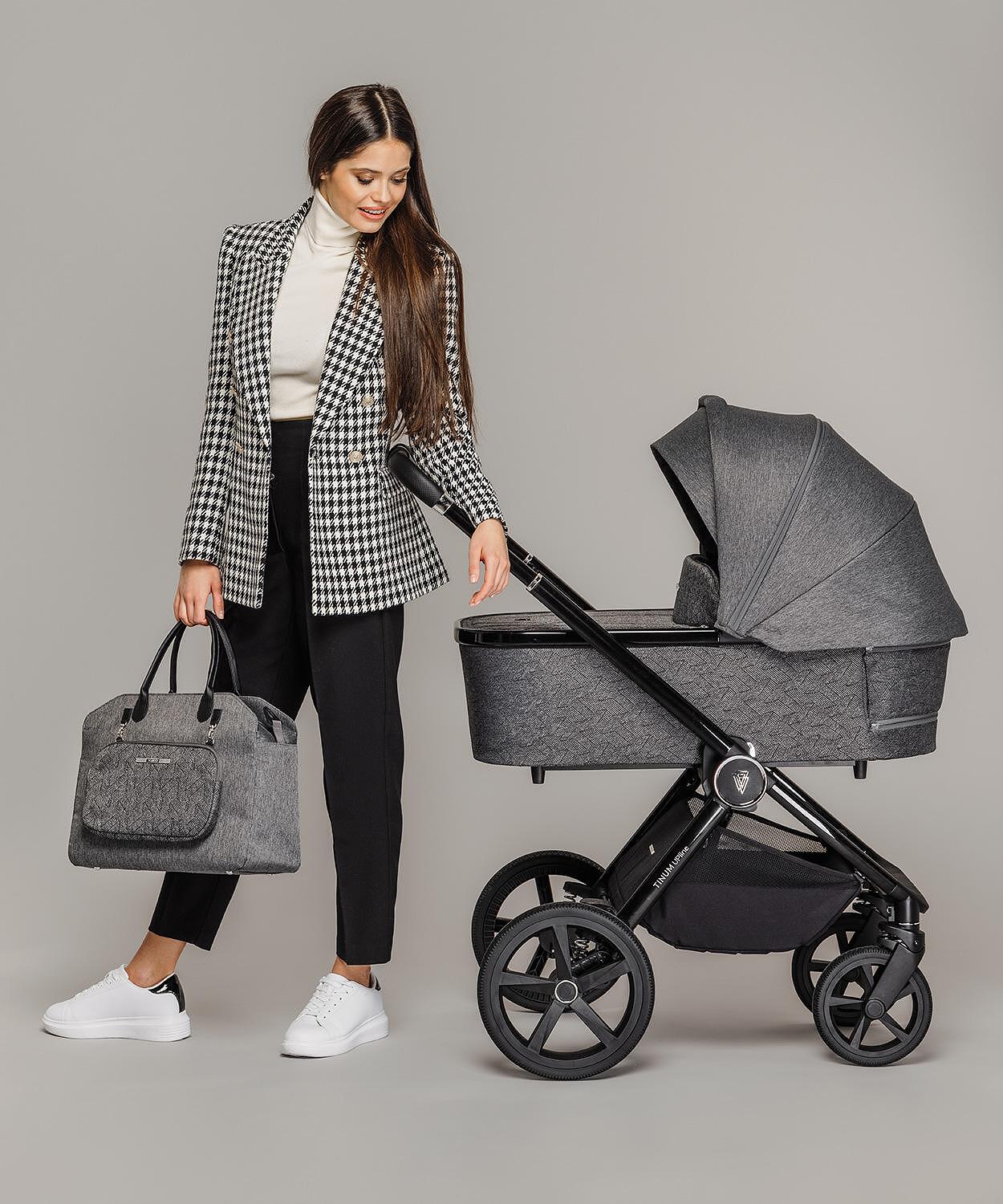 Комбинирана Количка 2 В 1 Upline Slate Grey Venicci