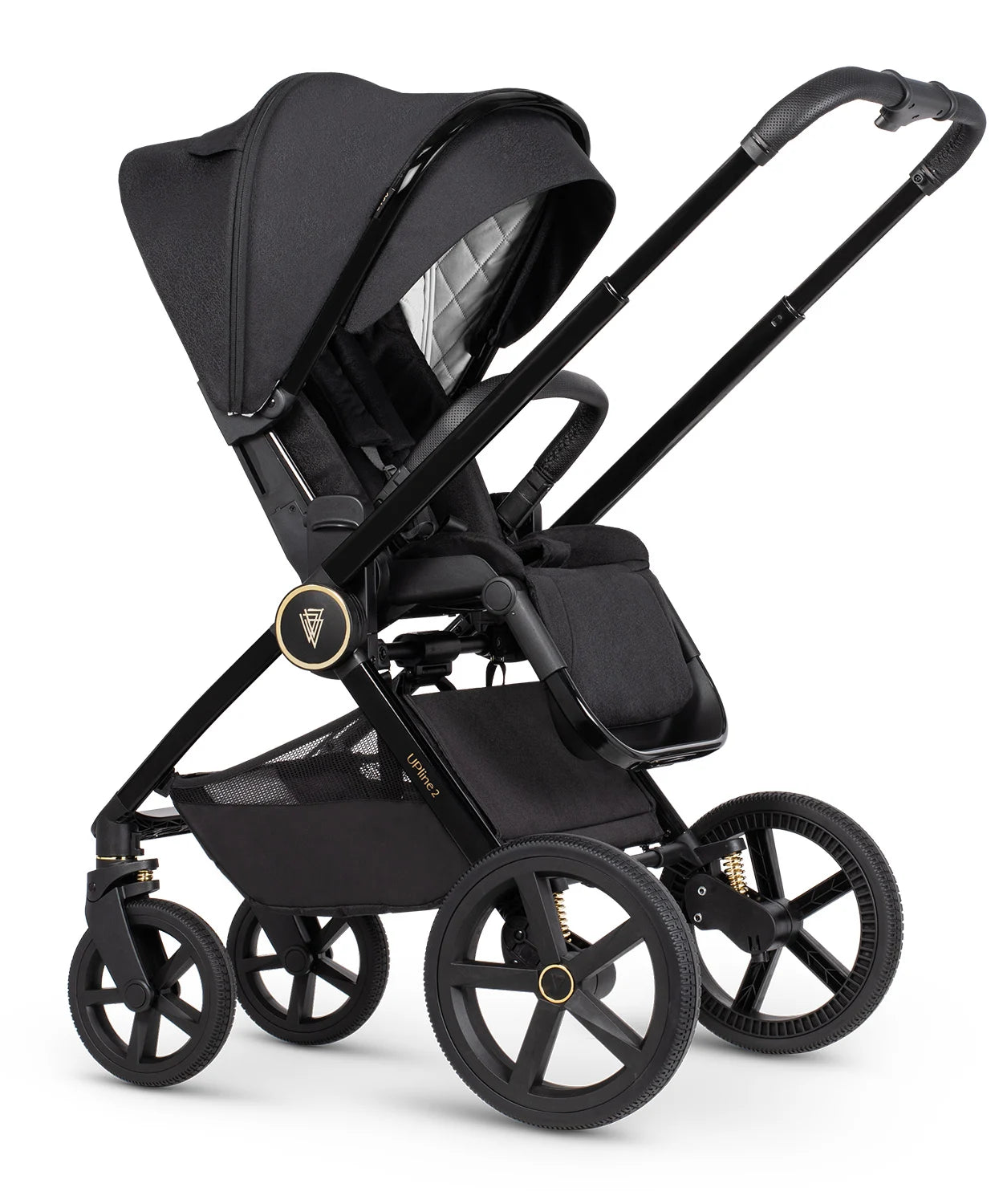 Комбинирана Количка 2 В 1 Upline 2 All Black Venicci