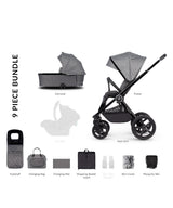 Комбинирана Количка 2 В 1 Upline Slate Grey Venicci