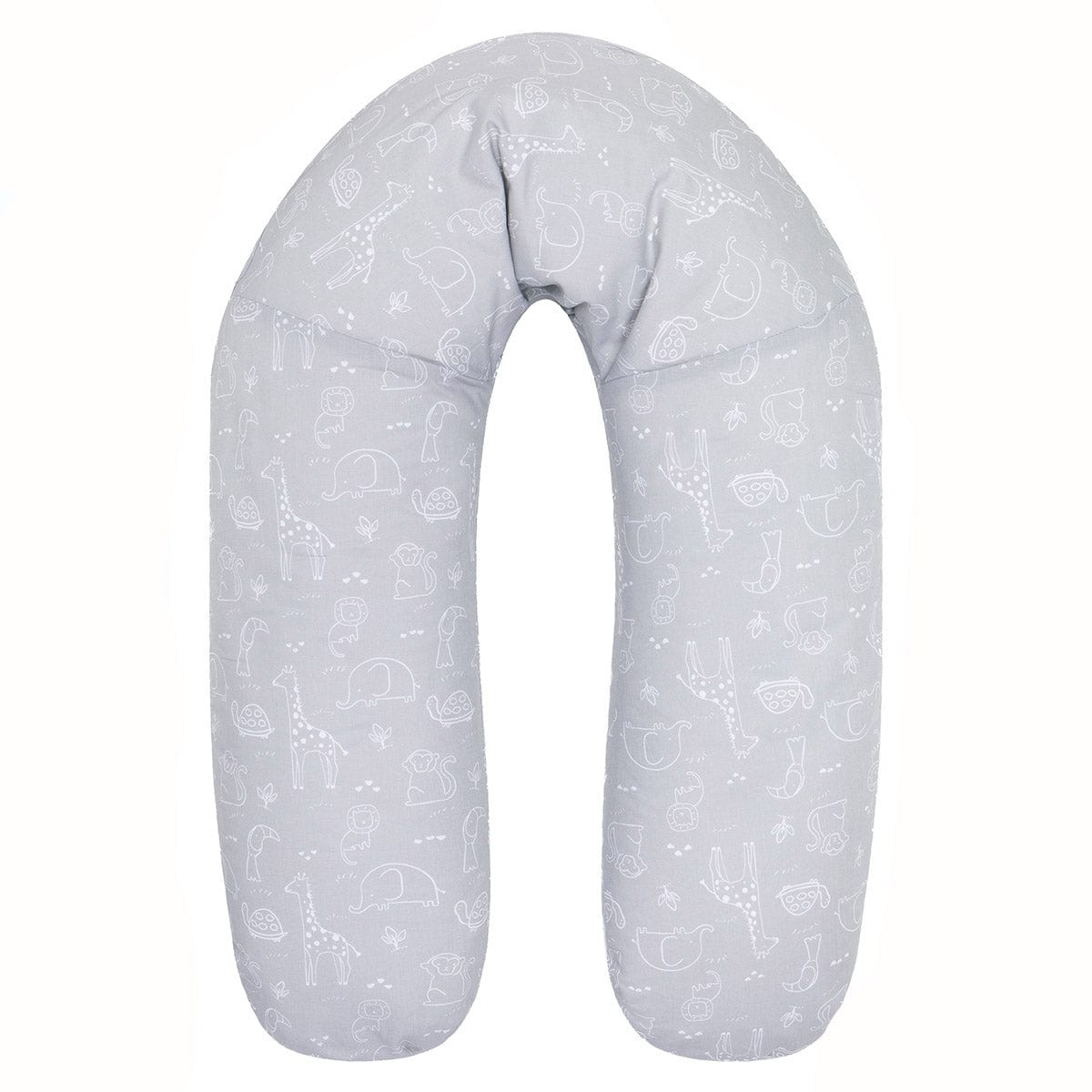 Fillikid Възглавница За Бременност И Кърмене С Памучен Калъф - 190 См - Safari