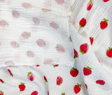 Бебешка Пелена Baby Dream 80 100см Фин Муселин Colours Strawberry Galix