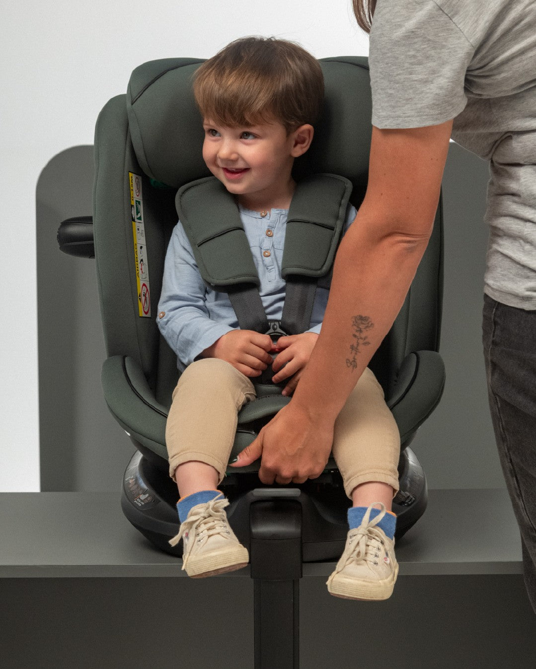 Комплект Столче За Кола 3 В 1 Disk Grow I Size + База Disk I Size + Столче Disk Infant I Size Foppapedretti