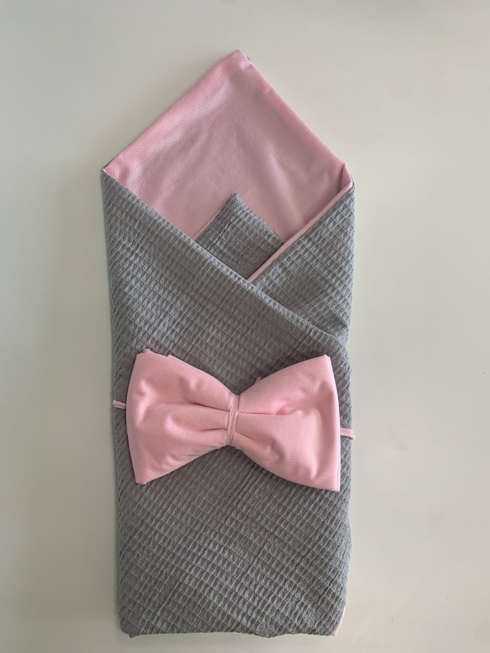 Двулицева Пелена За Изписване "прегърни Ме" + Панделка Пролет Лято Pink Grey Galix