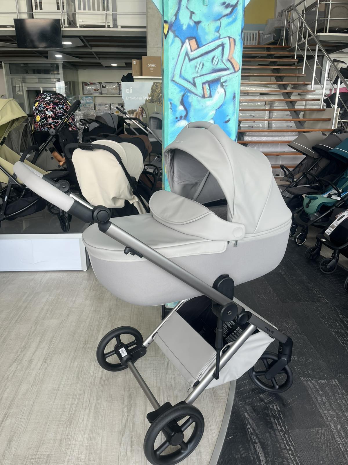 Бебешка Количка 2в1 Eli Midnight Anex