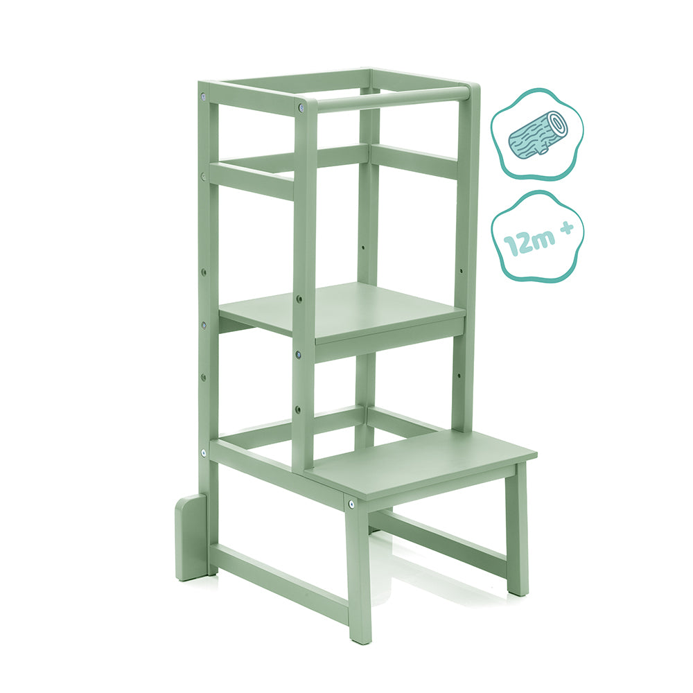 Обучителна Кула За Деца Fillikid Vista - Sage --- BebeMama