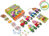 Настолна Игра С Велкро Лепенки Веселия Фермер Направи Си Влакче 21X18X6