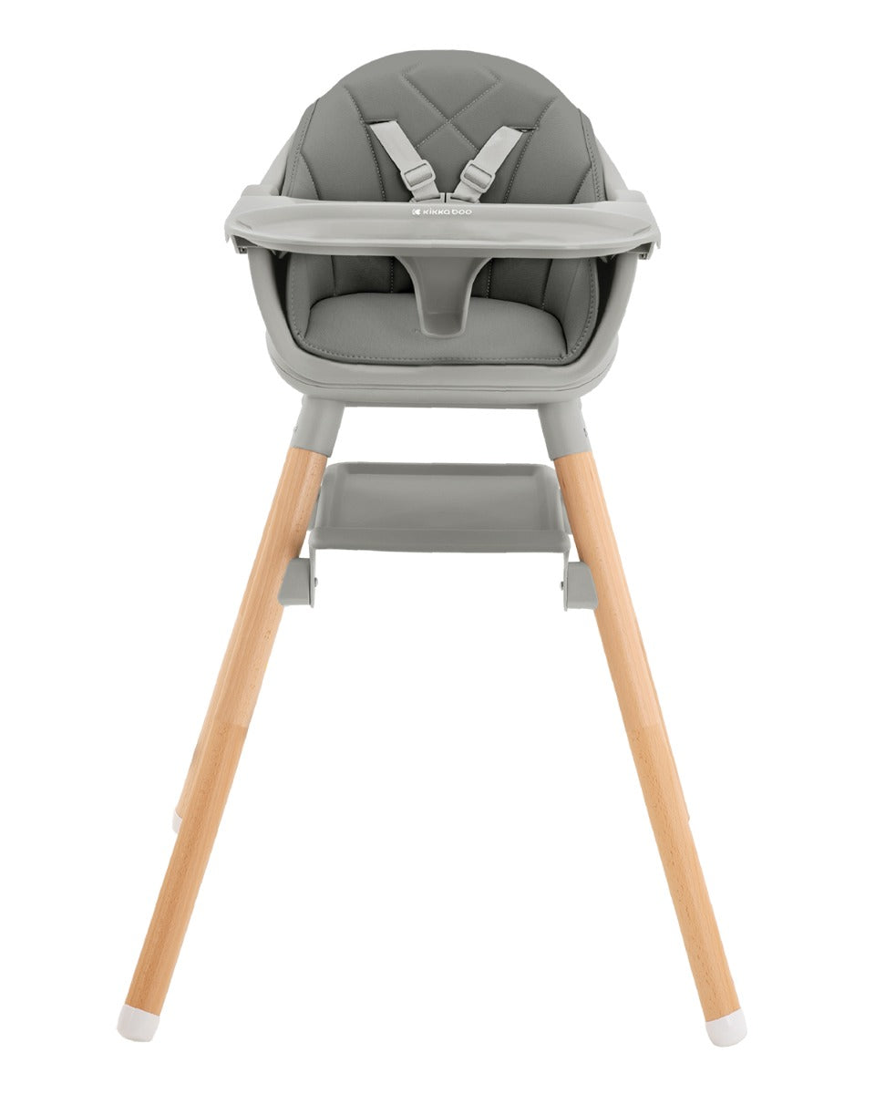 Стол За Хранене 2В1 Woody Grey 2024 --- BebeMama