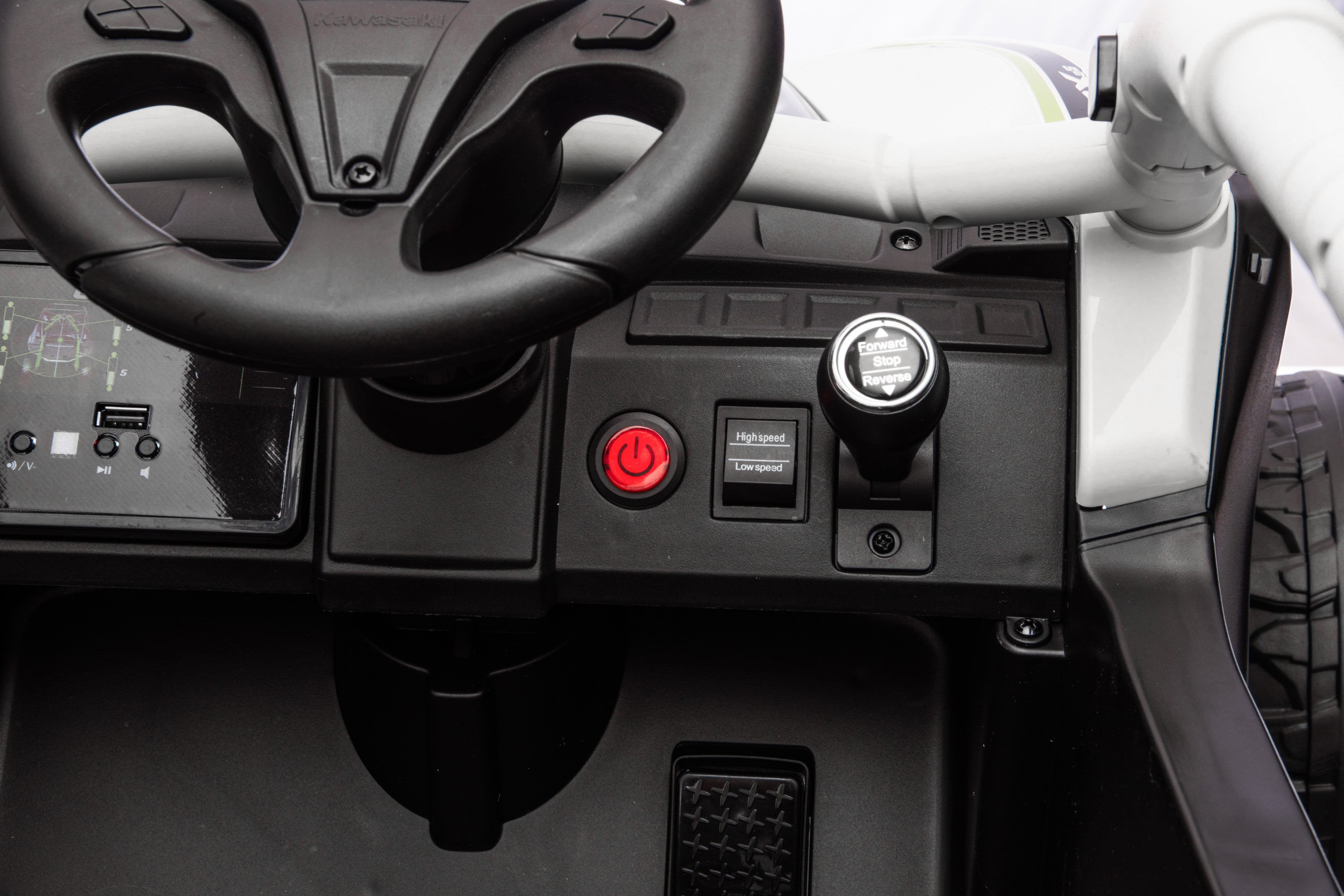 Акумулаторна Кола Licensed Kawasaki Krx 1000 Grey Black Kikkaboo