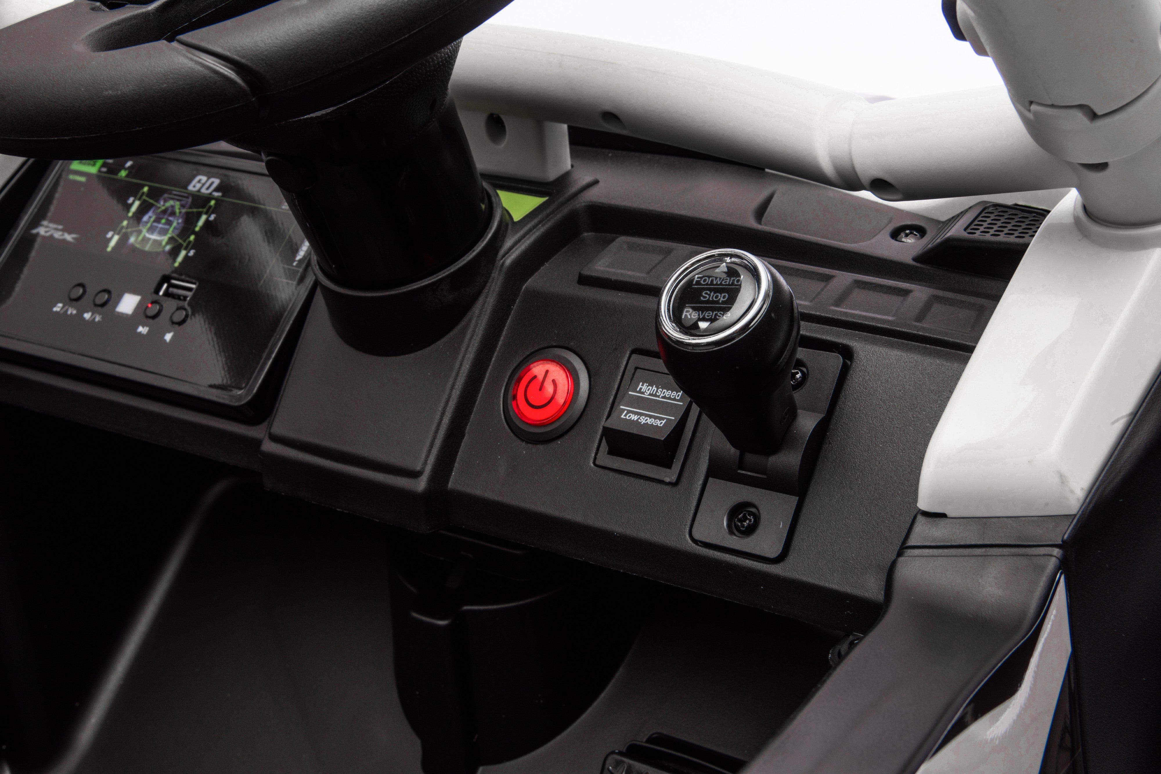 Акумулаторна Кола Licensed Kawasaki Krx 1000 Grey Black Kikkaboo