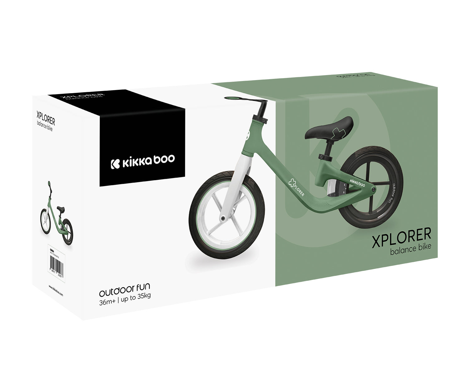 Колело Баланс Xplorer Green Kikkaboo
