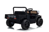 Акумулаторна Кола Licensed Toyota Land Cruiser Fj45 Pick Up Black Kikkaboo