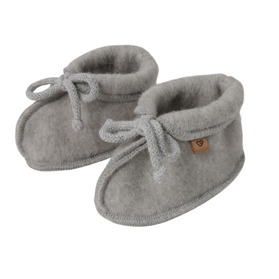 Бебешки Вълнени Пантофи S 0 6м Siera Grey Zaffiro