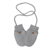 Бебешки Вълнени Ръкавички 0 12м Siera Grey Zaffiro