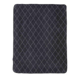 Памучно Бебешко Одеяло 75x100 См Chequered Graphite With Gray Zaffiro