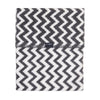 Памучно Бебешко Одеяло 75x100 См Z Zigzag Graphite With White Zaffiro