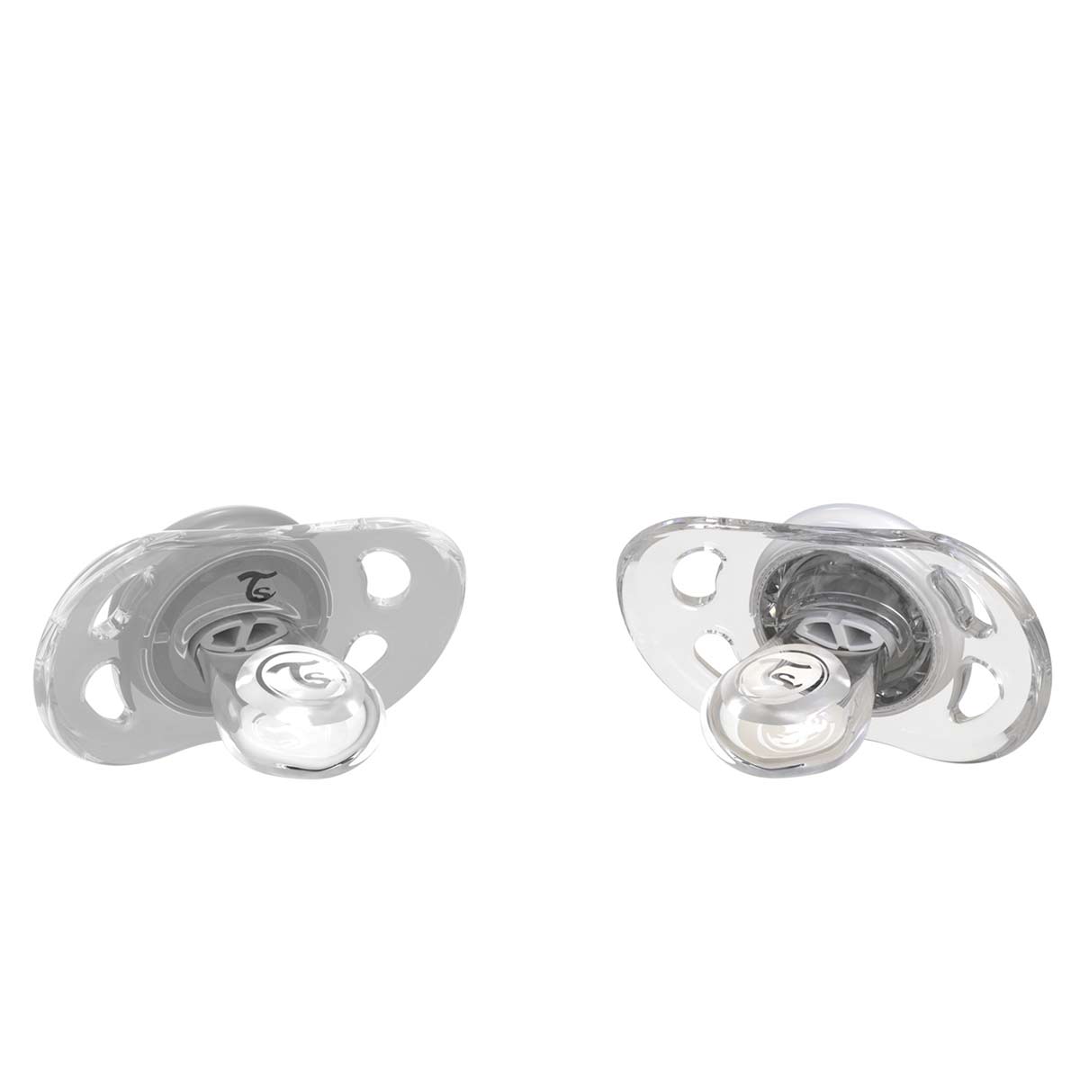 Залъгалки За Бебета Twistshake 2 Бр. 0-6 Месеца Сива И Бяла --- BebeMama