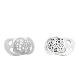 Залъгалки За Бебета Twistshake 2 Бр. 0-6 Месеца Сива И Бяла - Залъгалки - Twistshake - BebeMama