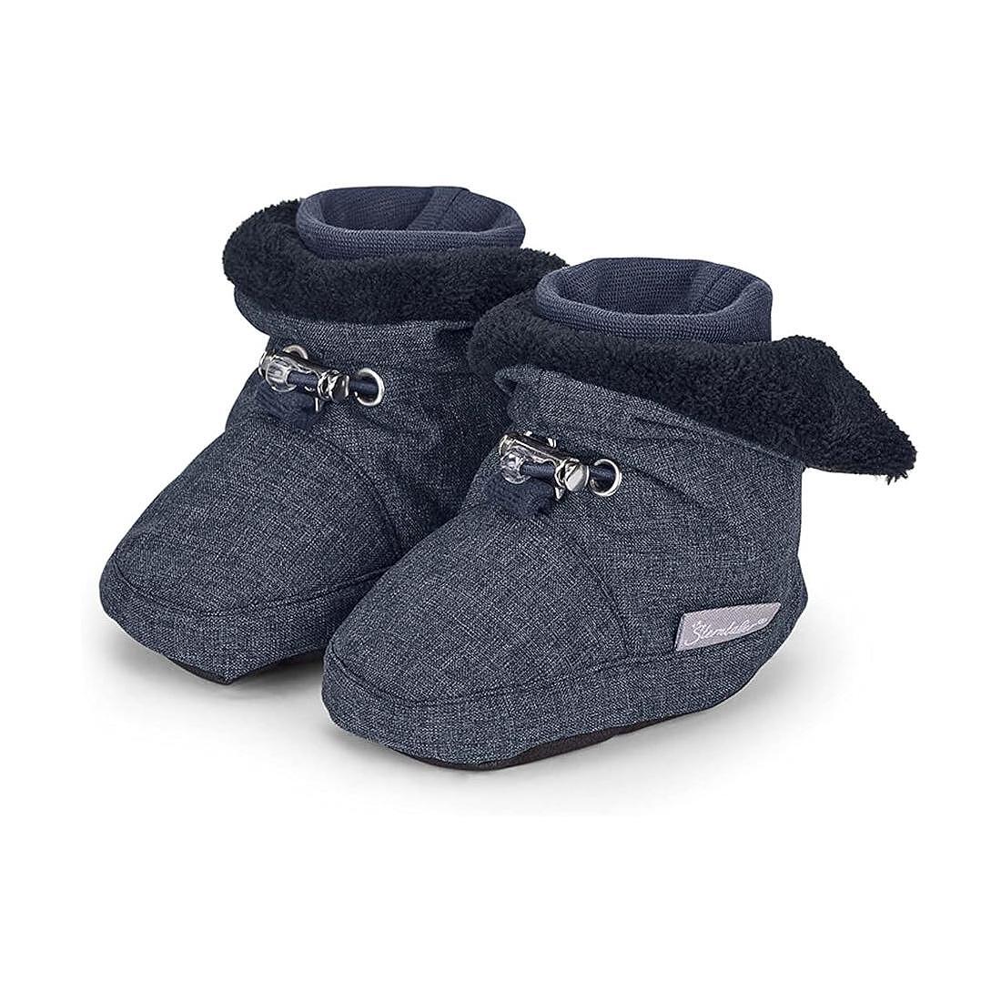 Зимни Бебешки Буйки С Подплата, Син Меланж, 21 22 18 24 М. Sterntaler