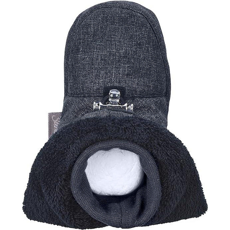 Зимни Бебешки Буйки С Подплата, Син Меланж, 21 22 18 24 М. Sterntaler