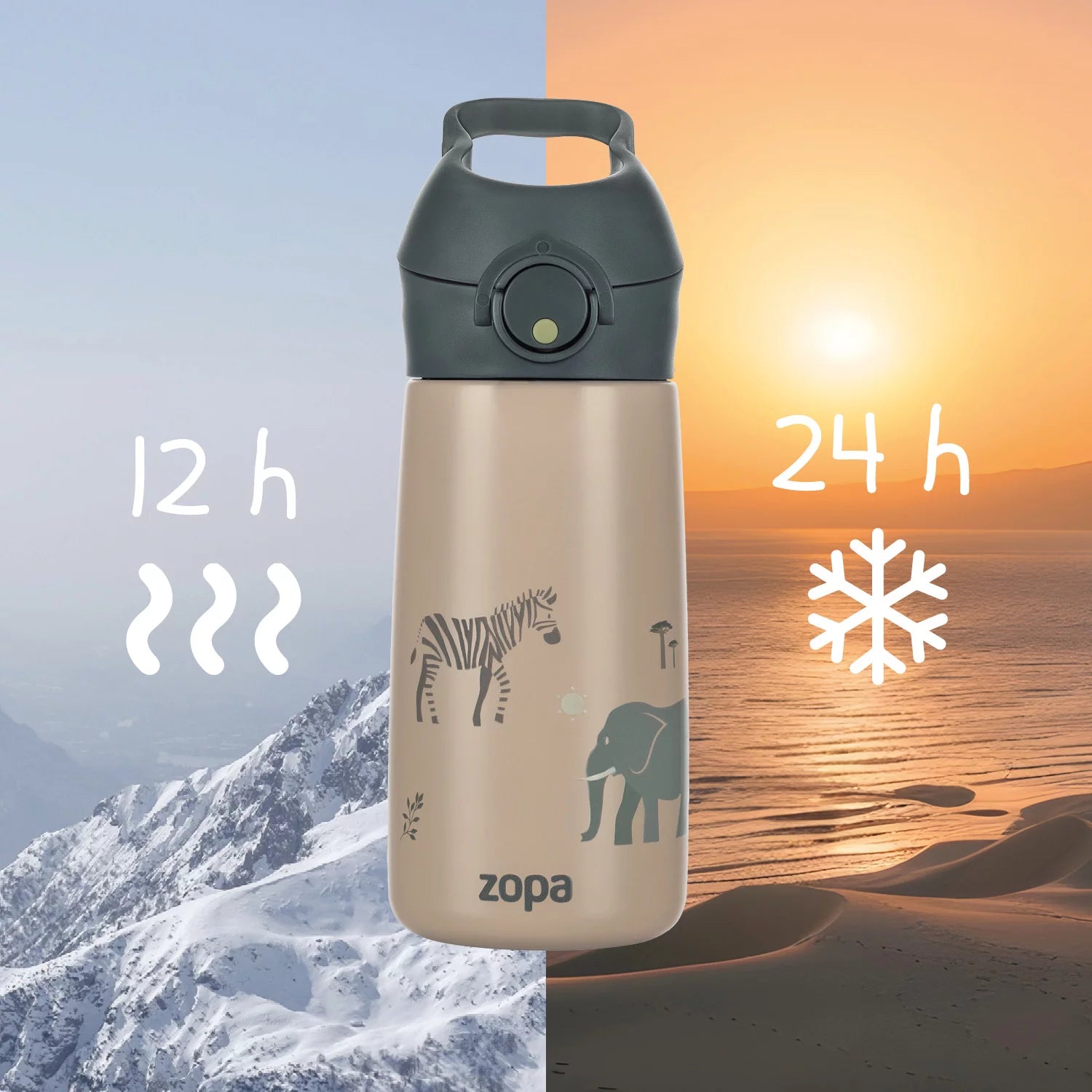 Бебешки Термос Sport С Накрайник 400 Мл. Safari Zopa